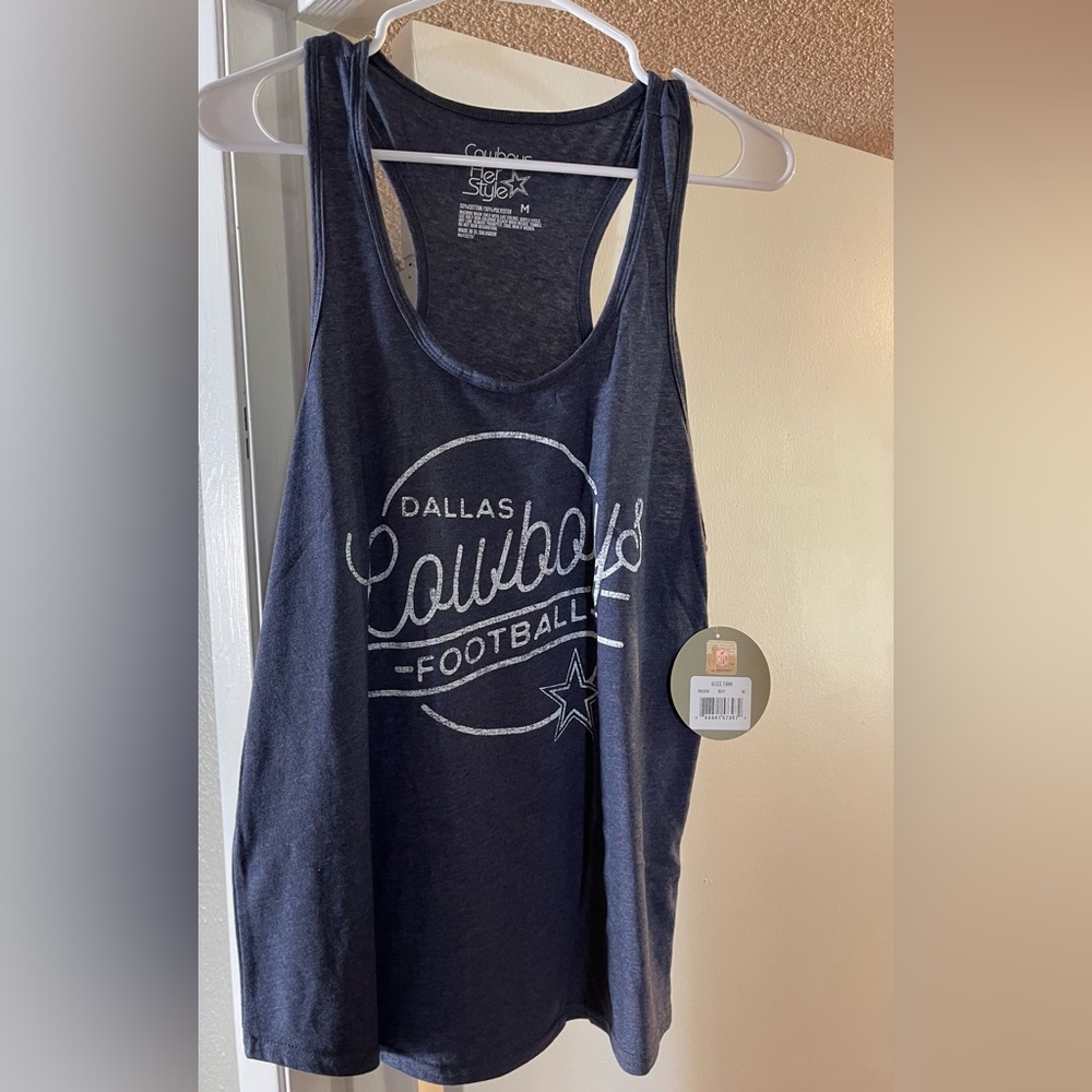 NWT DALLAS COWBOYS WOMEN’S RACERBACK TANK TOP